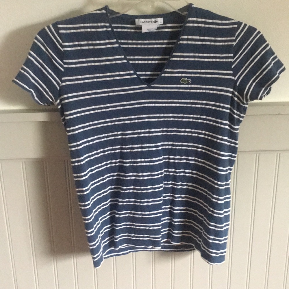 Lacoste women’s v-neck T-shirt